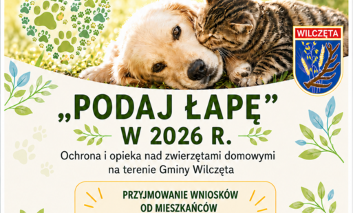 Zdjęcie do "PODAJ ŁAPĘ" EDYCJA 2026 - możliwość składania wniosk&oacute;w o sterylizację i kastrację zwierząt domowych oraz zakup karmy